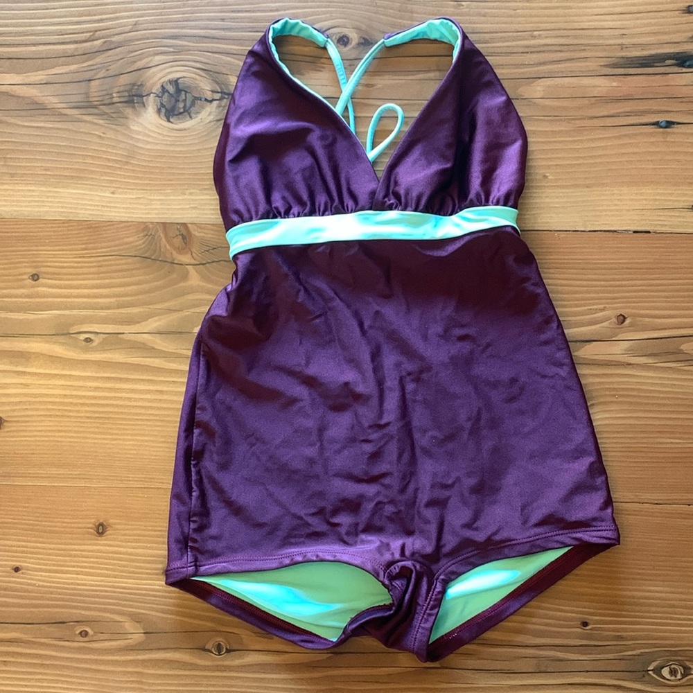 Seea San-O one piece swimsuit, small, VGUC